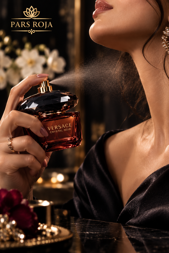 عطر ورساچه کریستال نویر ادوپرفیوم(ورساچه مشکی سری قدیم)